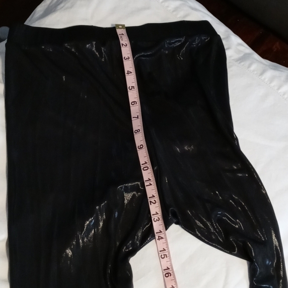 H&M Divided womens metallic black see thru pants - Picture 7 of 9